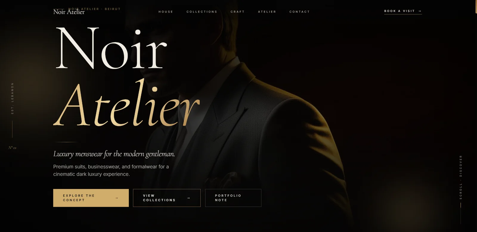Noir Atelier public project preview