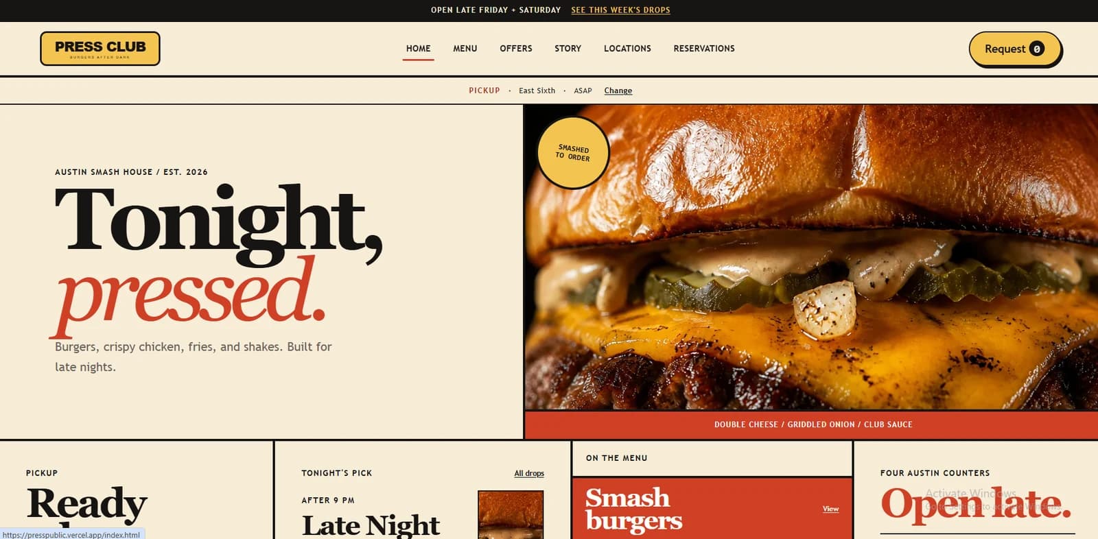 Press Club public project preview